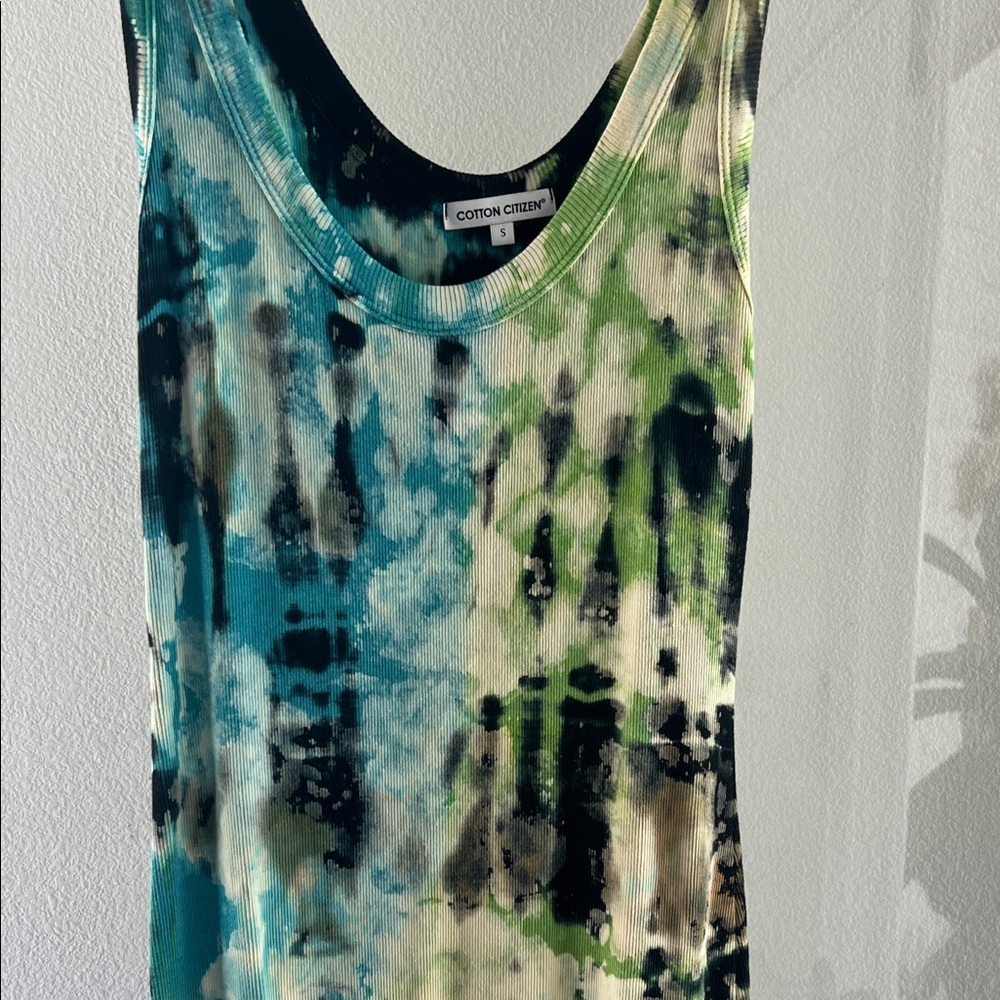 Cotton Citizen Multicolor Tie-Dye Midi Dress - Picture 3 of 3